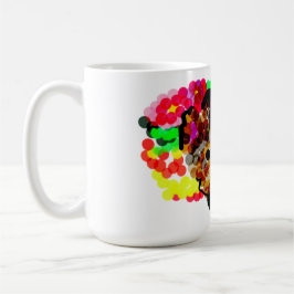 Chihuahua-Blumen Kaffeetasse