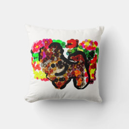 Chihuahua-Blumen Kissen