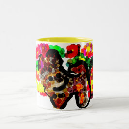 Chihuahua-Blumen Zweifarbige Tasse
