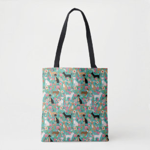 Chihuahua-BlumenTaschen-Tasche - Chihuahua-Blumen Tasche