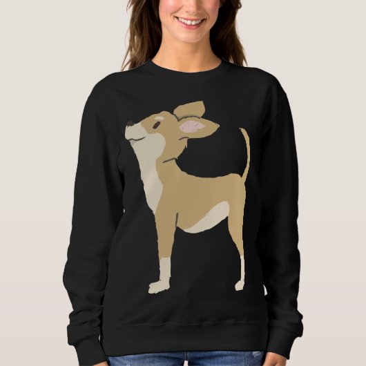 Chihuahua Brown Sweatshirt (Vorderseite)