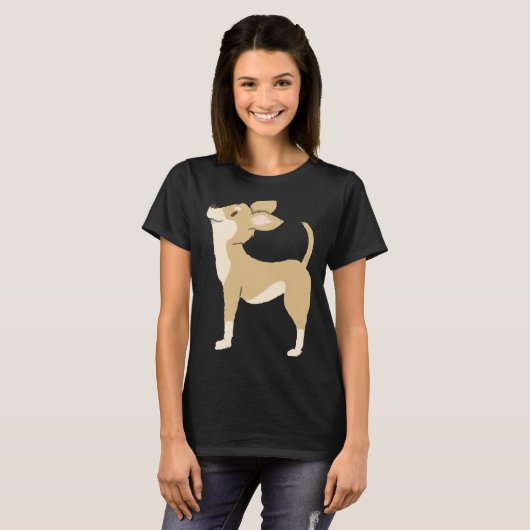 Chihuahua Brown T-Shirt (Vorne ganz)