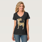 Chihuahua Brown T-Shirt (Vorderseite Vollansicht)