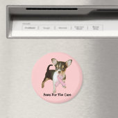 Chihuahua Brustkrebs Magnet (In Situ (Geschirrspüler))