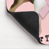 Chihuahua-Brustkrebs Mousepad (Ecke)