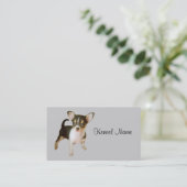 Chihuahua-Brüter-Visitenkarte Visitenkarte (Stehend Vorderseite)