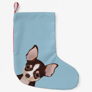 Chihuahua-Cartoon Kleiner Weihnachtsstrumpf