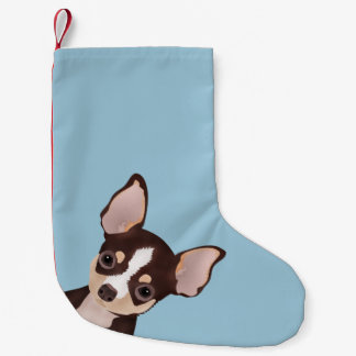 Chihuahua-Cartoon Kleiner Weihnachtsstrumpf
