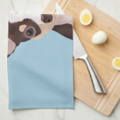 Chihuahua-Cartoon Küchentuch (Viertel Falte)