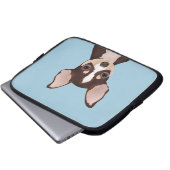 Chihuahua-Cartoon Laptopschutzhülle (Vorne Knopf)