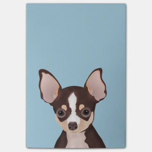 Chihuahua-Cartoon Post-it Klebezettel