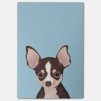 Chihuahua-Cartoon Post-it Klebezettel