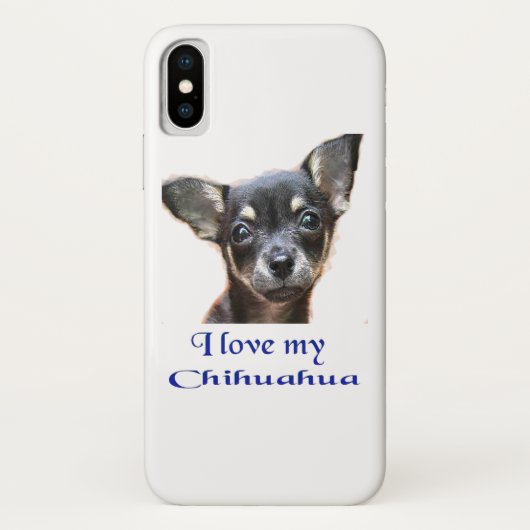Chihuahua Case-Mate iPhone Hülle (Rückseite)