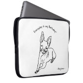 Chihuahua Charm: Entwerfen Sie Ihren eigenen Sieb Laptopschutzhülle (Vorne Rechts)