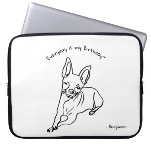 Chihuahua Charm: Entwerfen Sie Ihren eigenen Sieb Laptopschutzhülle