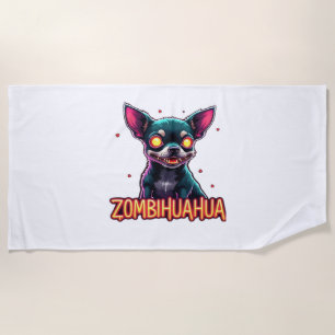 Chihuahua Chi Chichi Chiwawa Zombie Dog Halloween Strandtuch