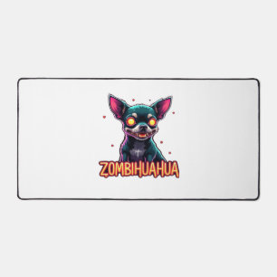 Chihuahua Chi Chichi Chiwawa Zombie Hund Halloween Schreibtischunterlage
