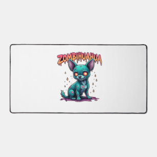 Chihuahua Chi Chichi Chiwawa Zombie Hund Halloween Schreibtischunterlage