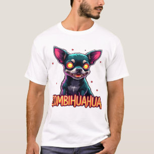 Chihuahua Chi Chichi Chiwawa Zombie Hund Halloween T-Shirt
