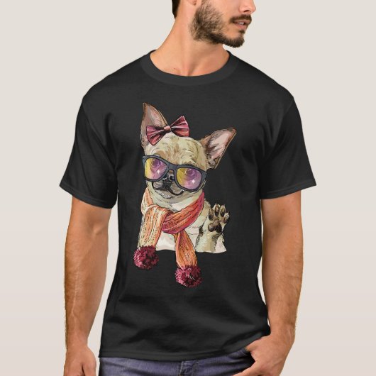 Chihuahua Chihuahua Dog Niedlich Chihuahua Dog Vat T-Shirt (Vorderseite)