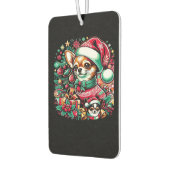 Chihuahua Christmas Cheer! Classic T-Shirt Autolufterfrischer (Links)