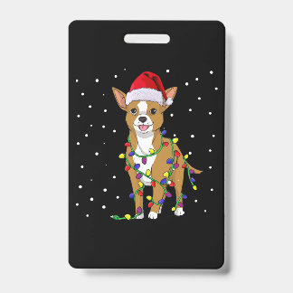 Chihuahua Christmas Dog Ausweis