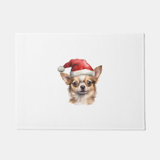 Chihuahua Christmas Dog Fußmatte (Vorderseite)