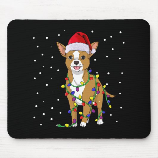Chihuahua Christmas Dog Mousepad (Vorne)