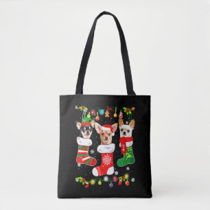 Chihuahua Christmas Lights Tasche