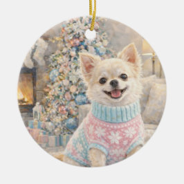 Chihuahua Christmas Ornament