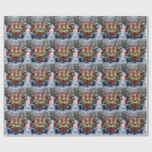 Chihuahua Christmas Red Truck Holiday Geschenkpapier (Flach)