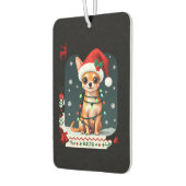 Chihuahua Christmas Santa Ugly Sweater Dog Lover X Autolufterfrischer (Links)