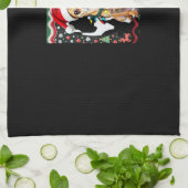 Chihuahua Christmas Santa Ugly Sweater Dog Lover X Geschirrtuch (Gefaltet)