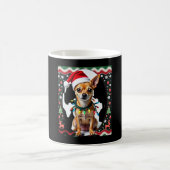 Chihuahua Christmas Santa Ugly Sweater Dog Lover X Kaffeetasse (Mittel)