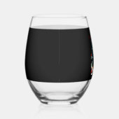 Chihuahua Christmas Santa Ugly Sweater Dog Lover X Weinglas Ohne Stiel (Rechts)