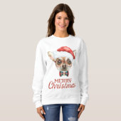 Chihuahua Christmas Sweatshirt (Vorne ganz)