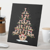 Chihuahua Christmas Tree Funny Tee Xmas Chihuahua  Sockelschild (In Situ)