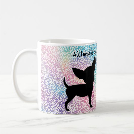 Chihuahua Coffee Tasse Chi Lover Geschenk (Links)
