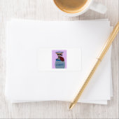 Chihuahua Cookie Thief Adressaufkleber (Insitu)