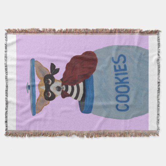 Chihuahua Cookie Thief Decke (Vorderseite)