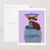 Chihuahua Cookie Thief Postkarte (Vorne/Hinten)