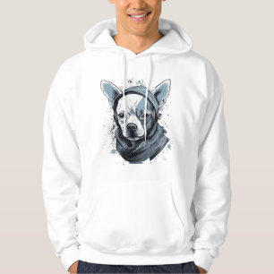 Chihuahua Cool Dog Rap Angesagt-Hop Gangster Hoodie