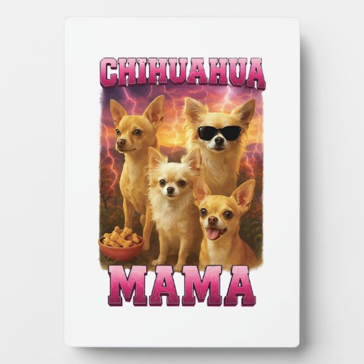 Chihuahua Copy Copy Fotoplatte (Vorderseite)