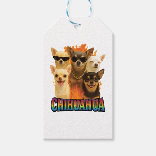 Chihuahua Copy Geschenkanhänger (Vorderseite)