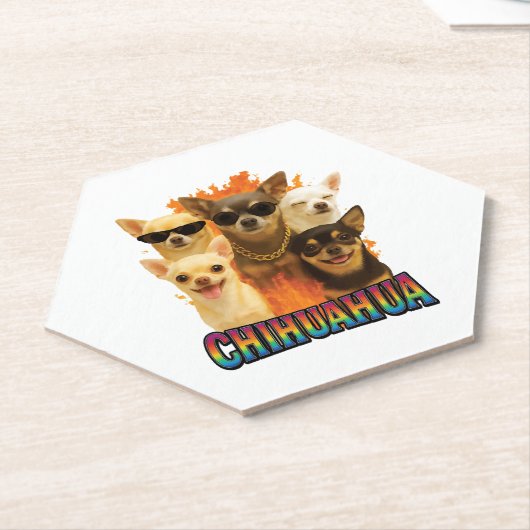 Chihuahua Copy Untersetzer (angewinkelt)