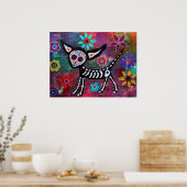 CHIHUAHUA COUPLE DAY OF THE TOAD POSTER (Küche)