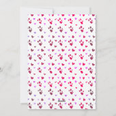 Chihuahua Cupid Card Feiertagskarte (Rückseite)