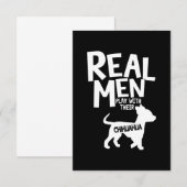 Chihuahua Dankeskarte (Vorne/Hinten)