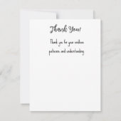 Chihuahua Dankeskarte (Rückseite)