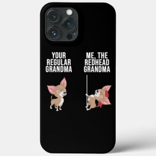 Chihuahua, deine regelmäßige Oma mir, die Redhead Case-Mate iPhone Hülle